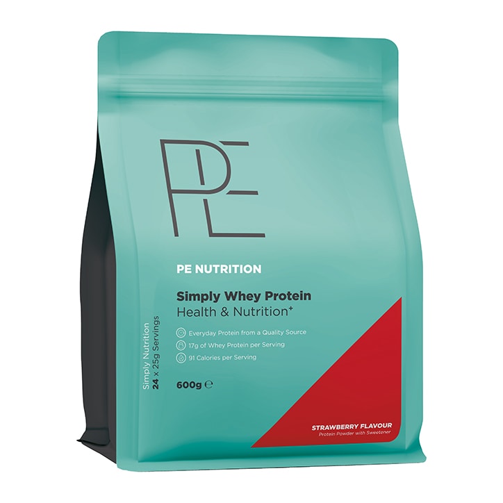 PE Nutrition Simply Whey Πρωτεΐνη σε Σκόνη Φράουλα 600g